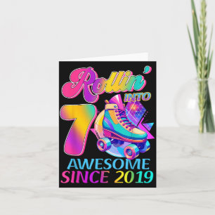 Carte 7 Ans Incroyable Depuis 2019 Thème Hockey Annivers