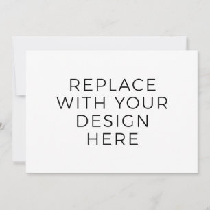 Carte 7 x 5 pouces avec impression de conception a