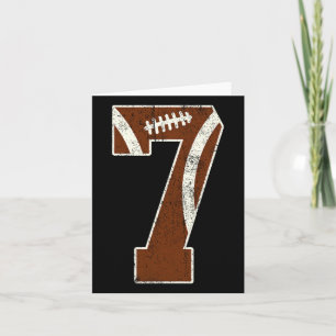 Carte 7e anniversaire Amateurs de football Bdy Boy 7 ans