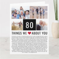 80 Choses Que Nous Aimons De Vous | 80e anniversai