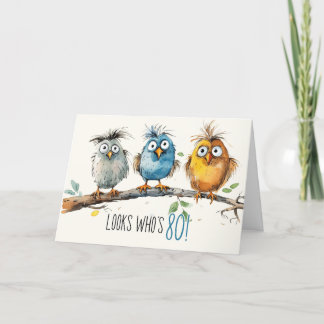 Carte 80e anniversaire