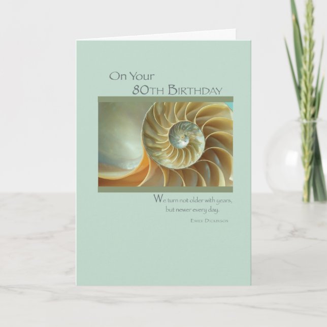 Carte 80e anniversaire (Devant)