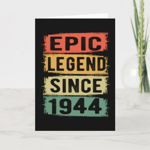 Carte 81 ans Anniversaire 1944 Epic Légende 81e annivers