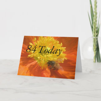 Carte 84e anniversaire