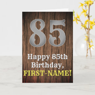 Carte 85e anniversaire : Pays inspiré par l'Ouest Look,
