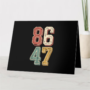 Carte 8647 rétro 86 47