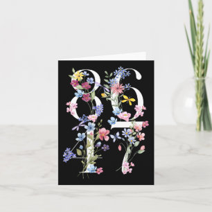 Carte 8647 Subtle Anti Trump 86 47 Floral Boho Style 1