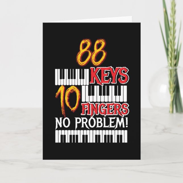 Carte 88 Touches 10 doigts Piano (Devant)