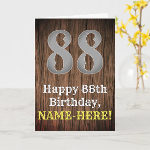 Carte 88e anniversaire : Pays inspiré par l'Ouest Look,