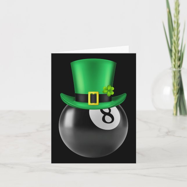 Carte 8 Billard Billard Billard Billard Lover St Paddys  (Devant)