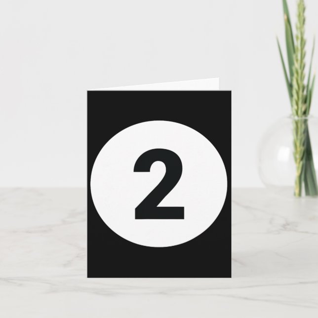 Carte 8 Pool Ball 2 Billiards Costume Halloween Groupe M (Devant)