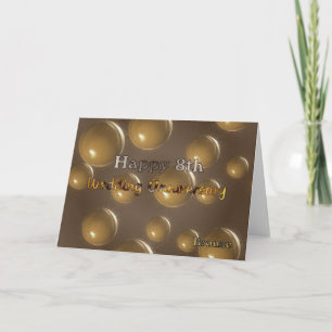 Carte 8e anniversaire de mariage