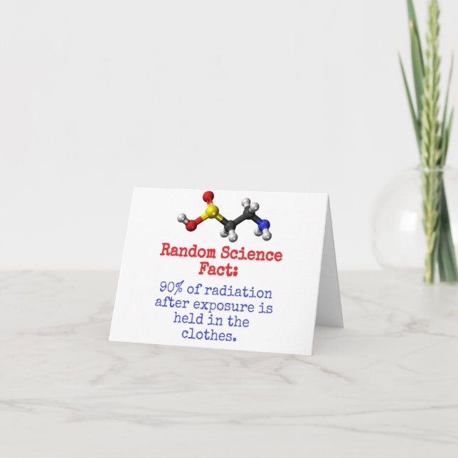 Carte 90% De Radiation - Science (Devant)