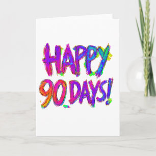 Carte 90 Jours de Sobriété avec enveloppe ~ 5x7"