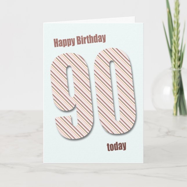 Carte 90e anniversaire (Devant)