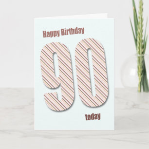 Carte 90e anniversaire