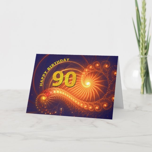 Carte 90e anniversaire (Devant)