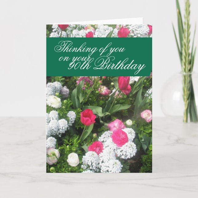 Carte 90e anniversaire (Devant)