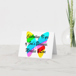 CARTE 90E ANNIVERSAIRE