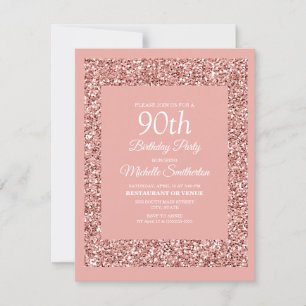 Carte 90e anniversaire des femmes de la Parties scintill