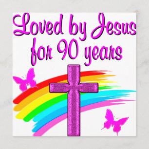 CARTE 90E BÉNÉDICTION D'ANNIVERSAIRE