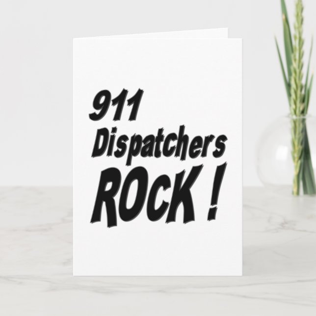 Carte 911 Le Rock Dispatcher ! Greeting card (Devant)