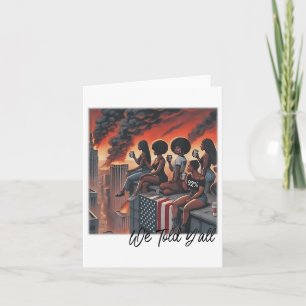 Carte 92% 92% Black Women History Mois Nous Avons Dit Y