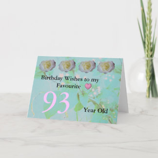 Carte 93e anniversaire