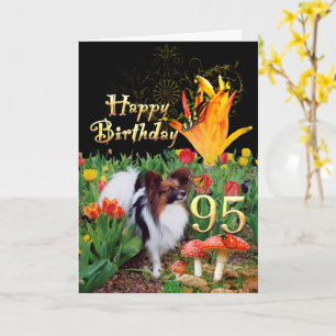 Carte 95e anniversaire papillon papillon du jardin des T