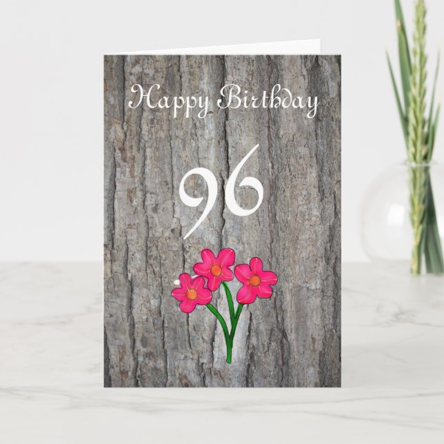 Carte 96e anniversaire (Devant)