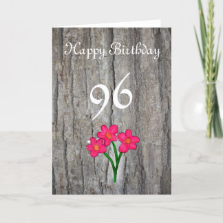 Carte 96e anniversaire