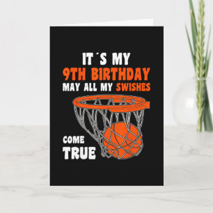 Carte 9 ans Joyeux 9e anniversaire Sketll 9e anniversair