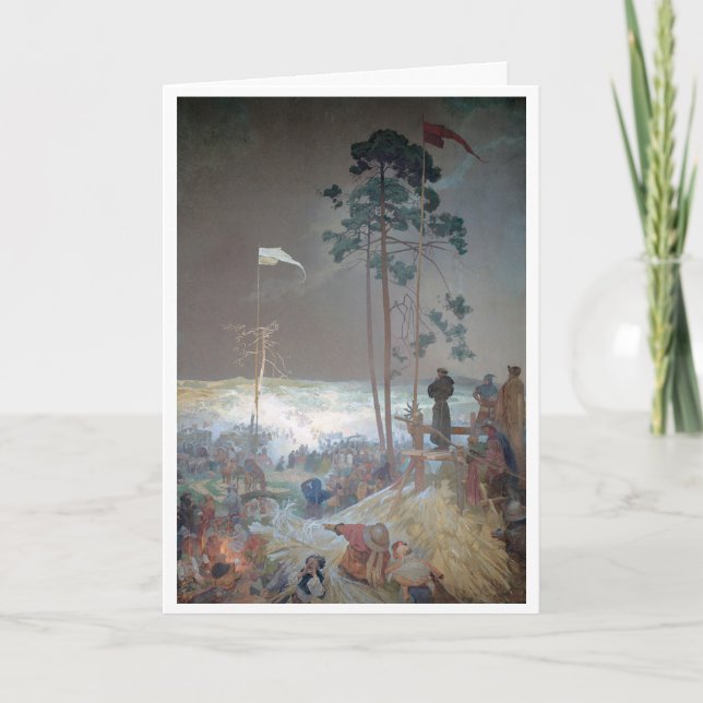 Carte #9 La réunion à Krizky, Mucha (Devant)