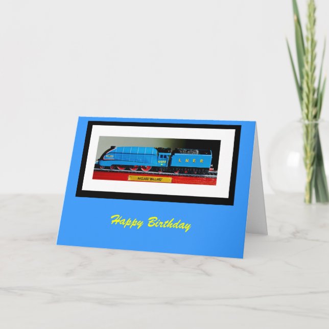 Carte a4 mallard rb, Joyeux anniversaire (Devant)