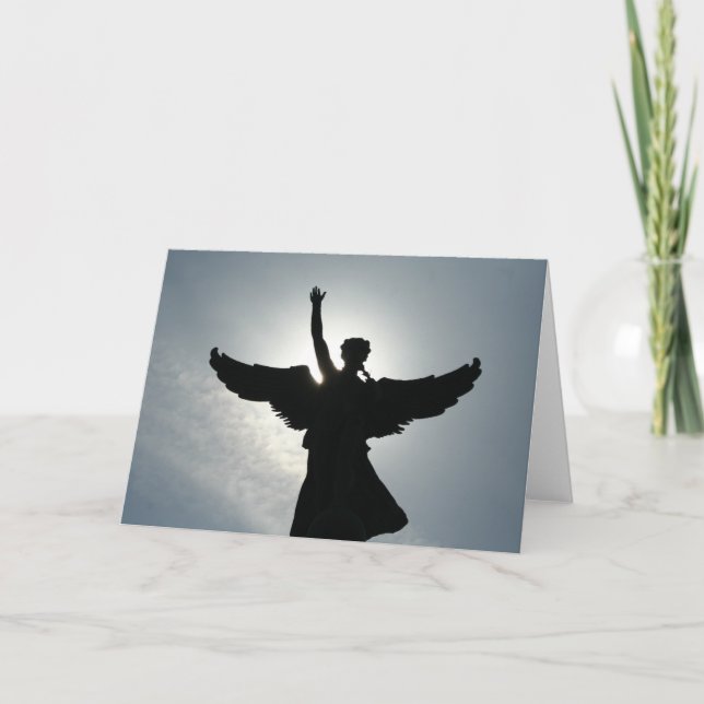 Carte À Angel waving (Devant)