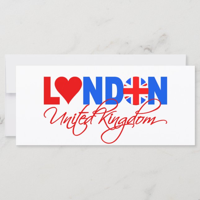 Carte à bâti Londres (Devant)
