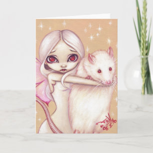 Carte "A Beautiful Rat" Greeting Card