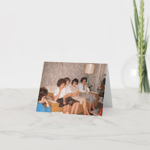 Carte à billets de style vintage "Fun in the 1960s