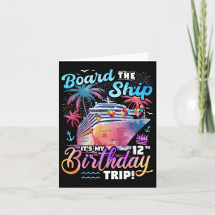 Carte À Bord Du Navire C'Est Mon 12E Voyage Croisière Bi
