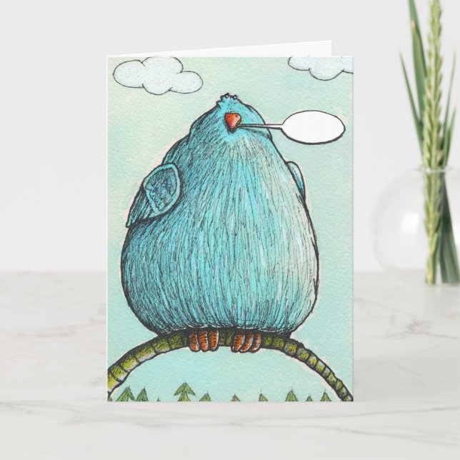 Carte A card to reconnect with old friends (Devant)