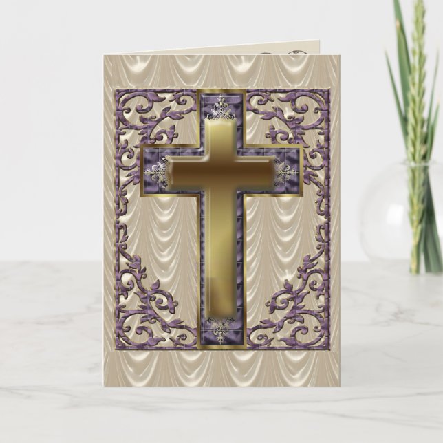 Carte à carreaux violets (Devant)