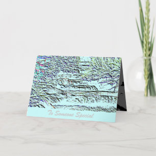 Carte À cette personne spéciale Salutation de la cascade
