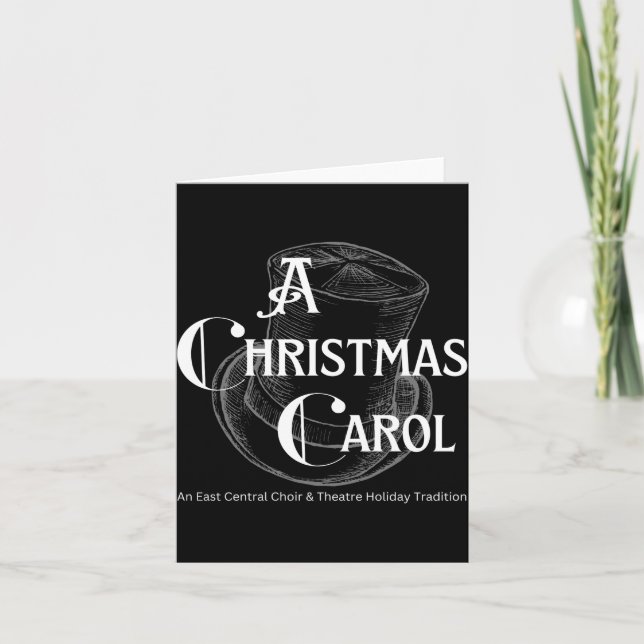 Carte A Christmas Carol Choir And Theatre  (Devant)