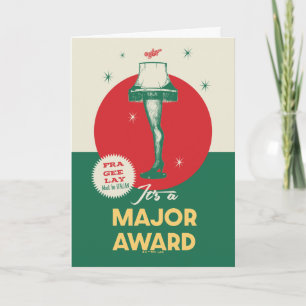Carte A Christmas Story Lampe de Jambe Grand Prix