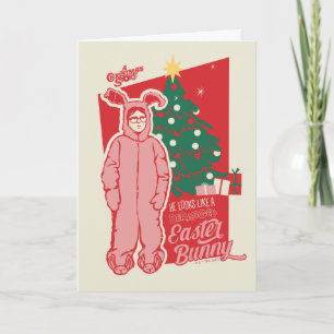 Carte A Christmas Story Lapin de Pâques dérangé
