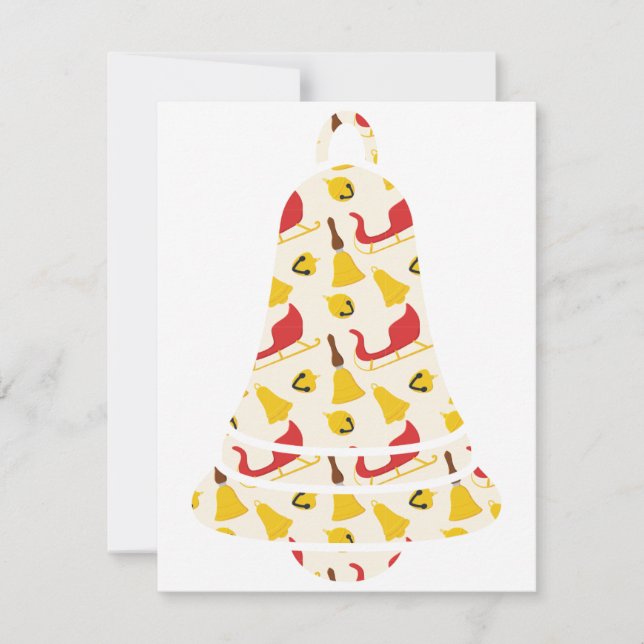 Carte à cloche de Noël (Devant)