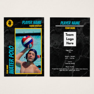 Carte à collectionner personnalisable Water Polo