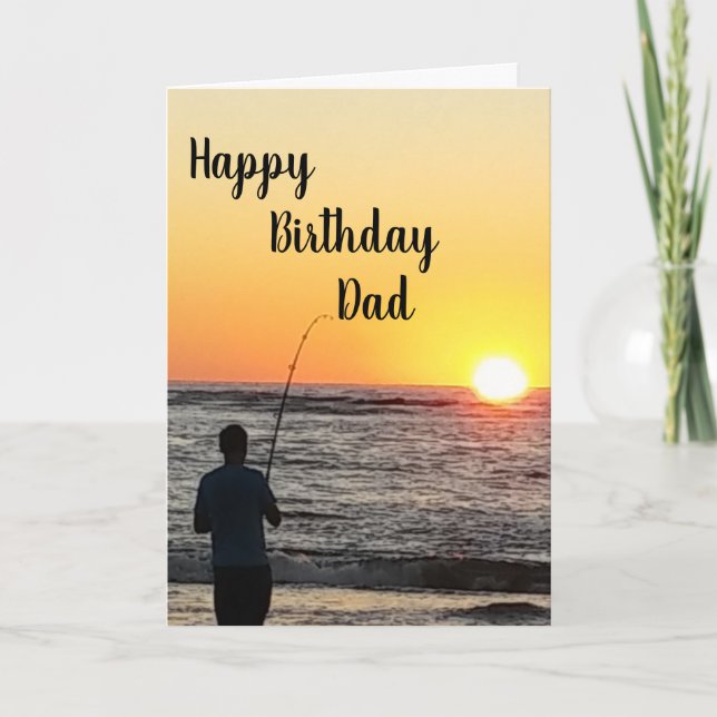 CARTE À ****DAD***** LE ****VOTRE ANNIVERSAIRE****** (Devant)