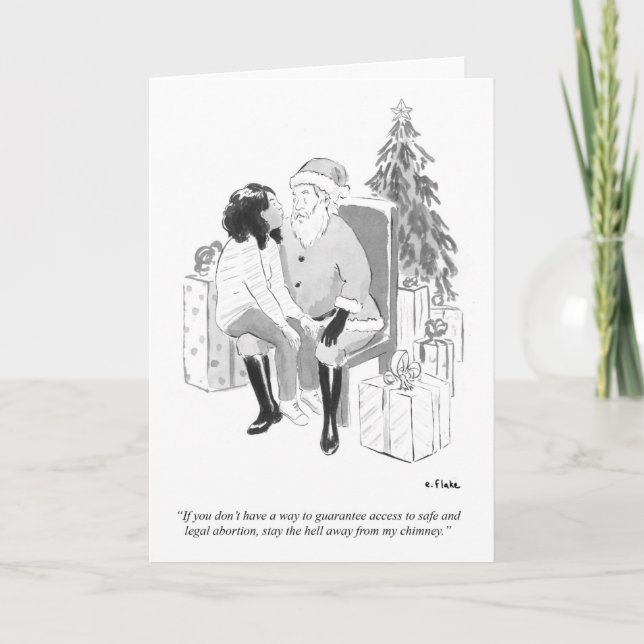 Carte A est pour Emily Flake Holiday (Devant)