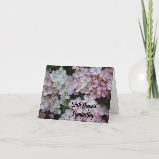 carte à fleurs sympathique (Devant)